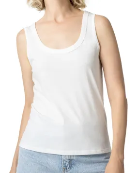 Scoop Neck Tank (White)