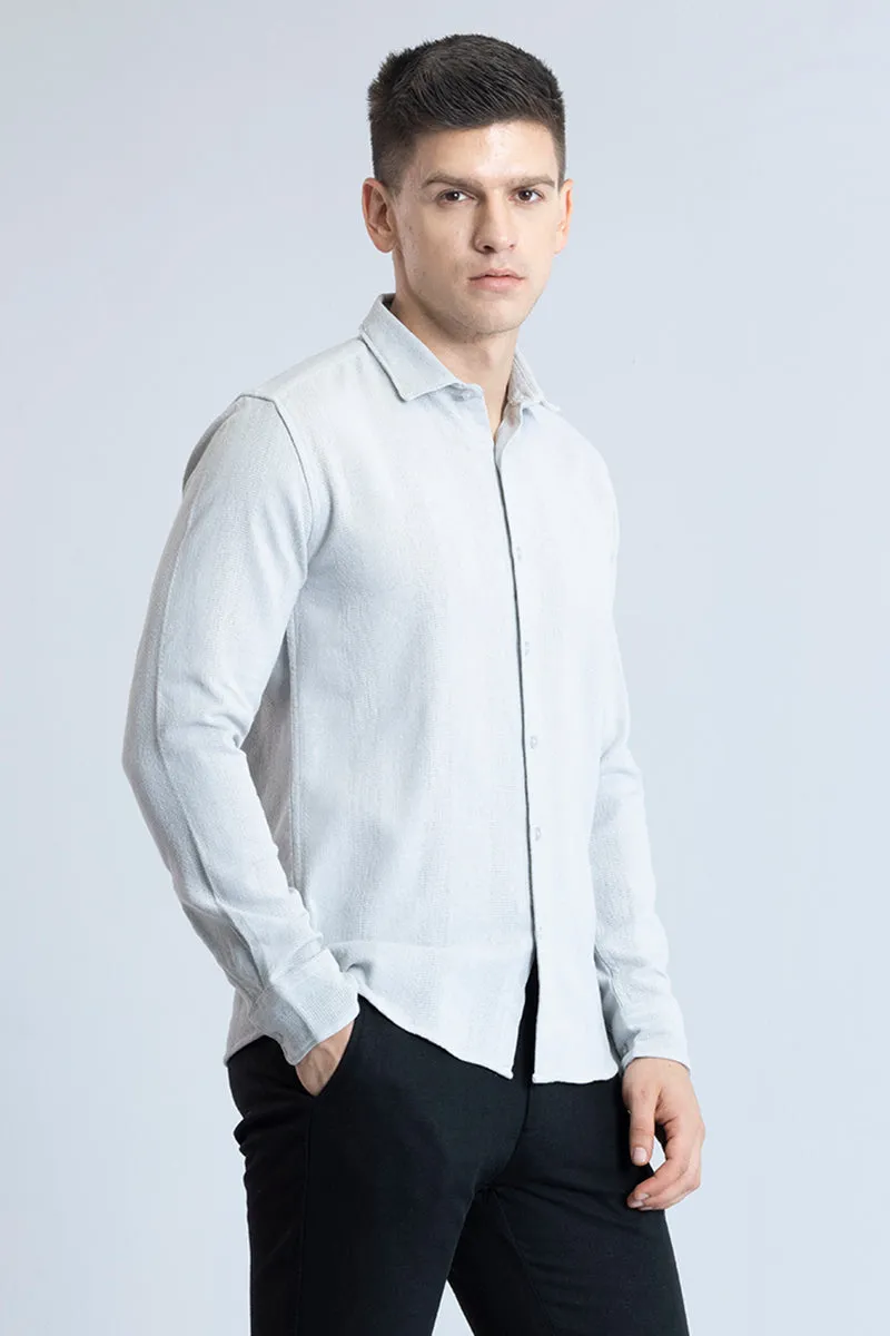 Self Stripe Grey Shirt