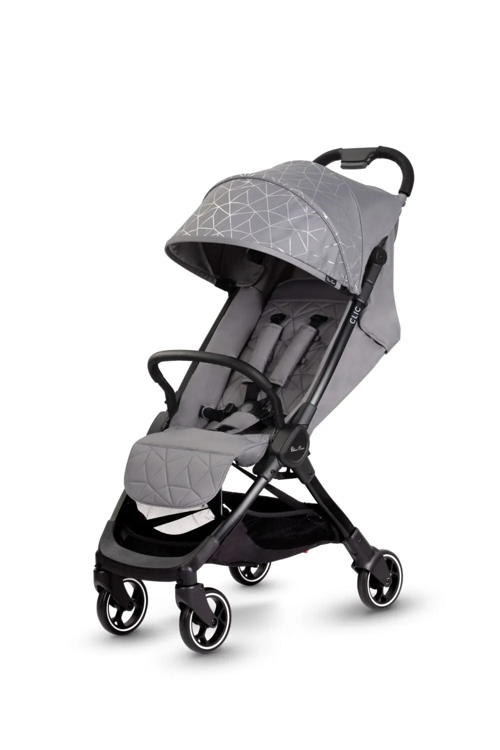 Silver Cross Clic Stroller with Motion Car Seat - Grey/Glacier