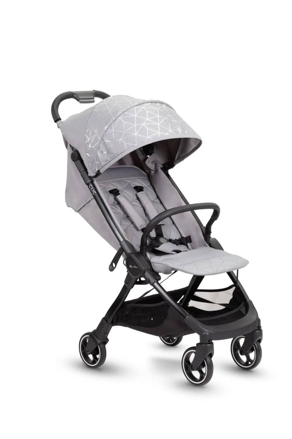 Silver Cross Clic Stroller with Motion Car Seat - Grey/Glacier