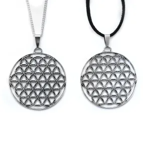 Silver Flower of Life Necklace #N69