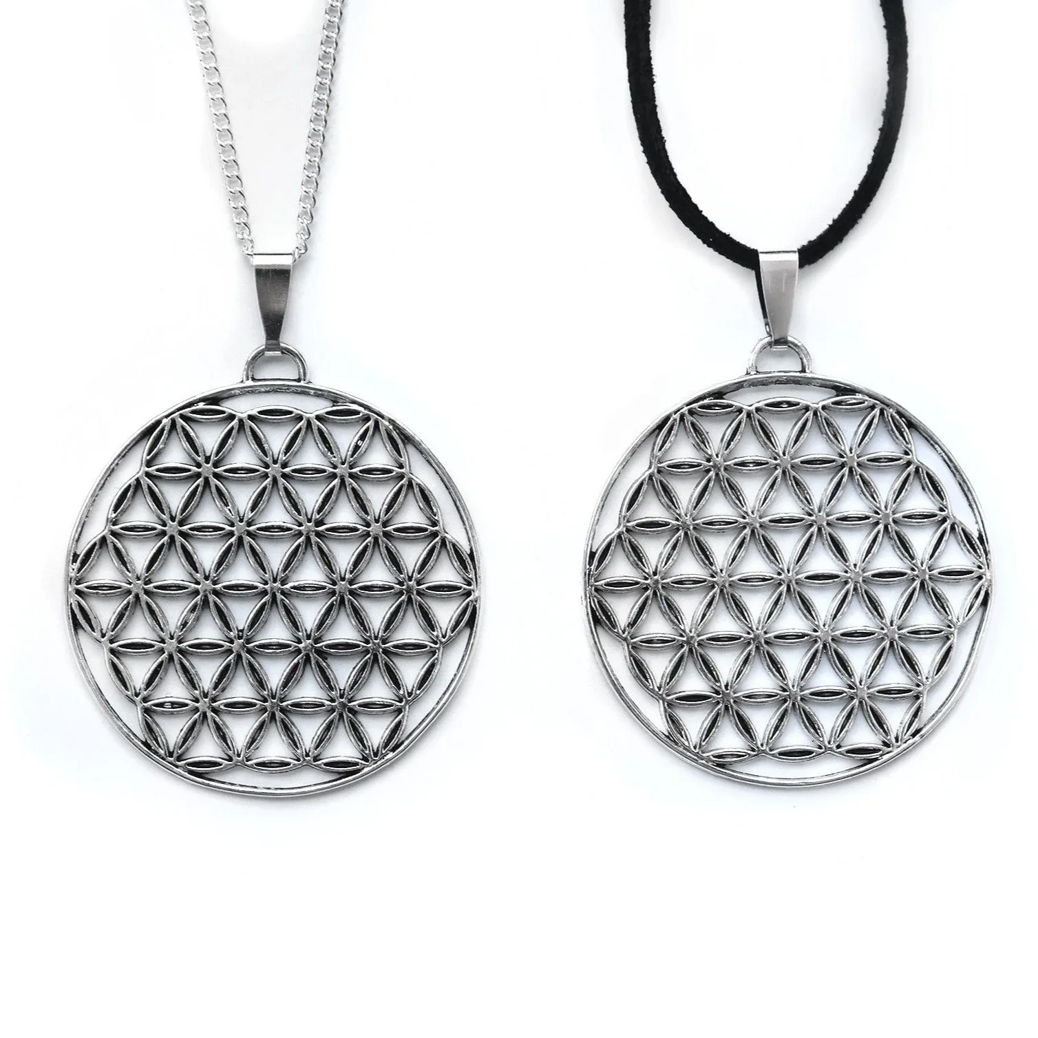 Silver Flower of Life Necklace #N69