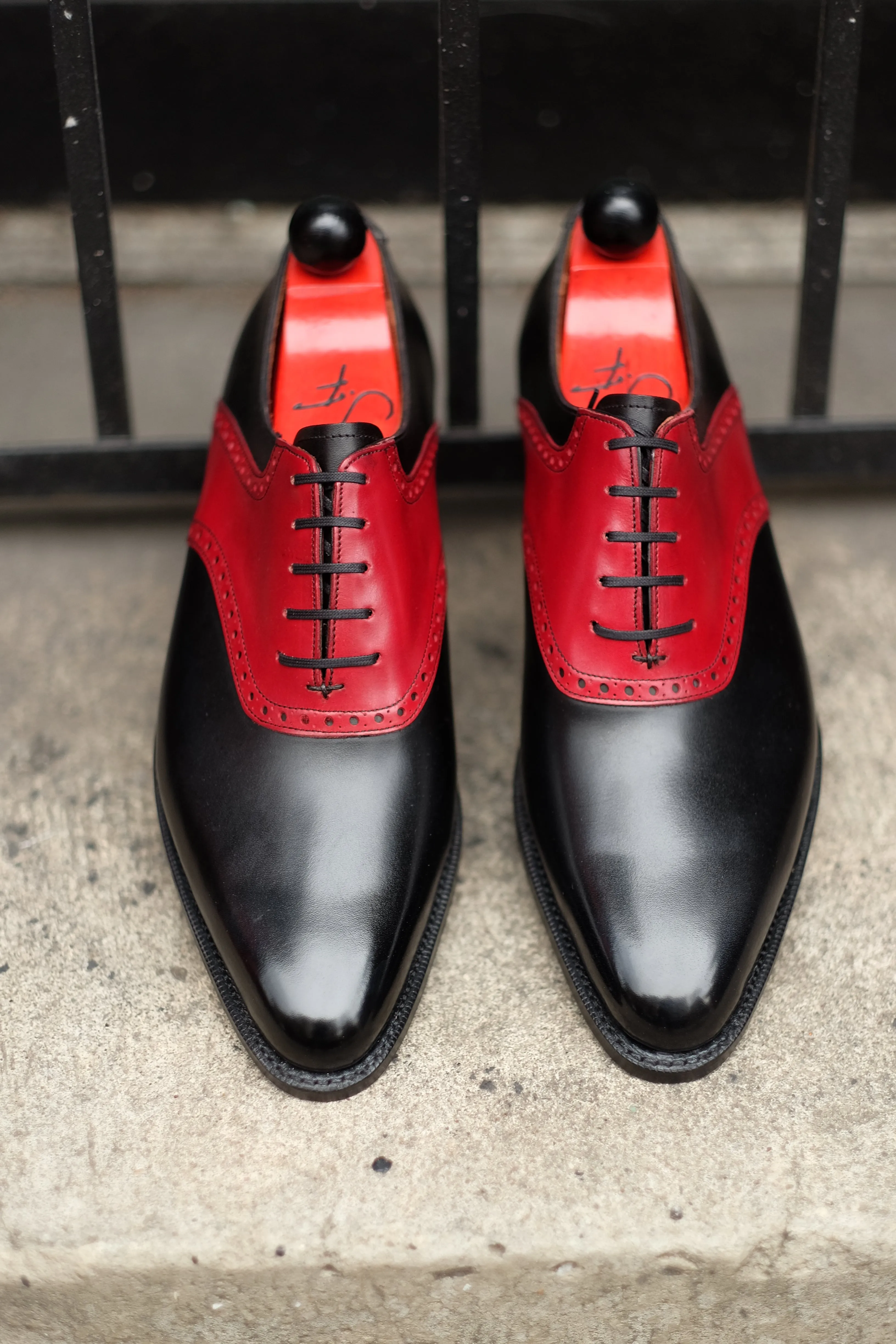 Stefano Redux - Black Calf / Red Calf