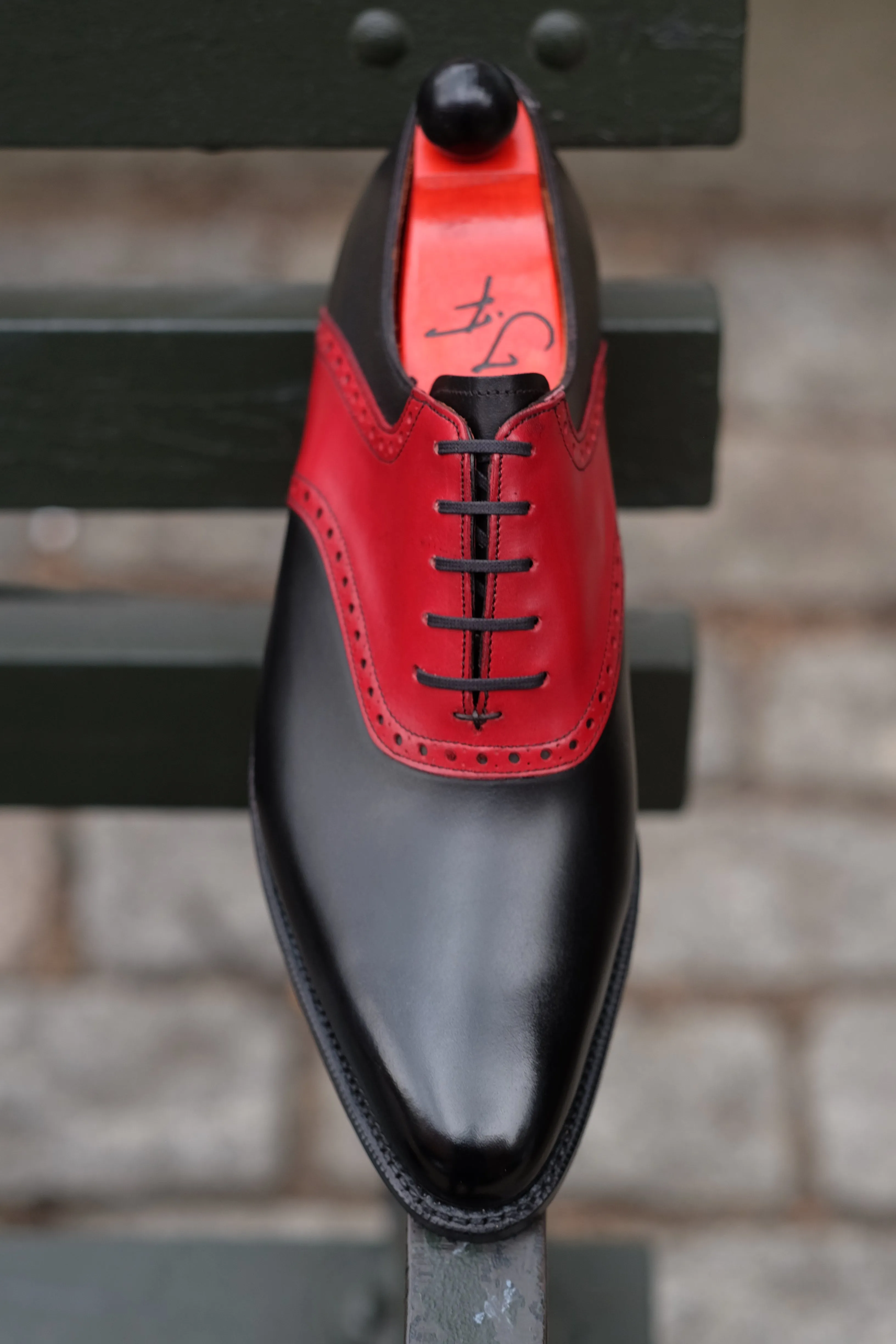 Stefano Redux - Black Calf / Red Calf