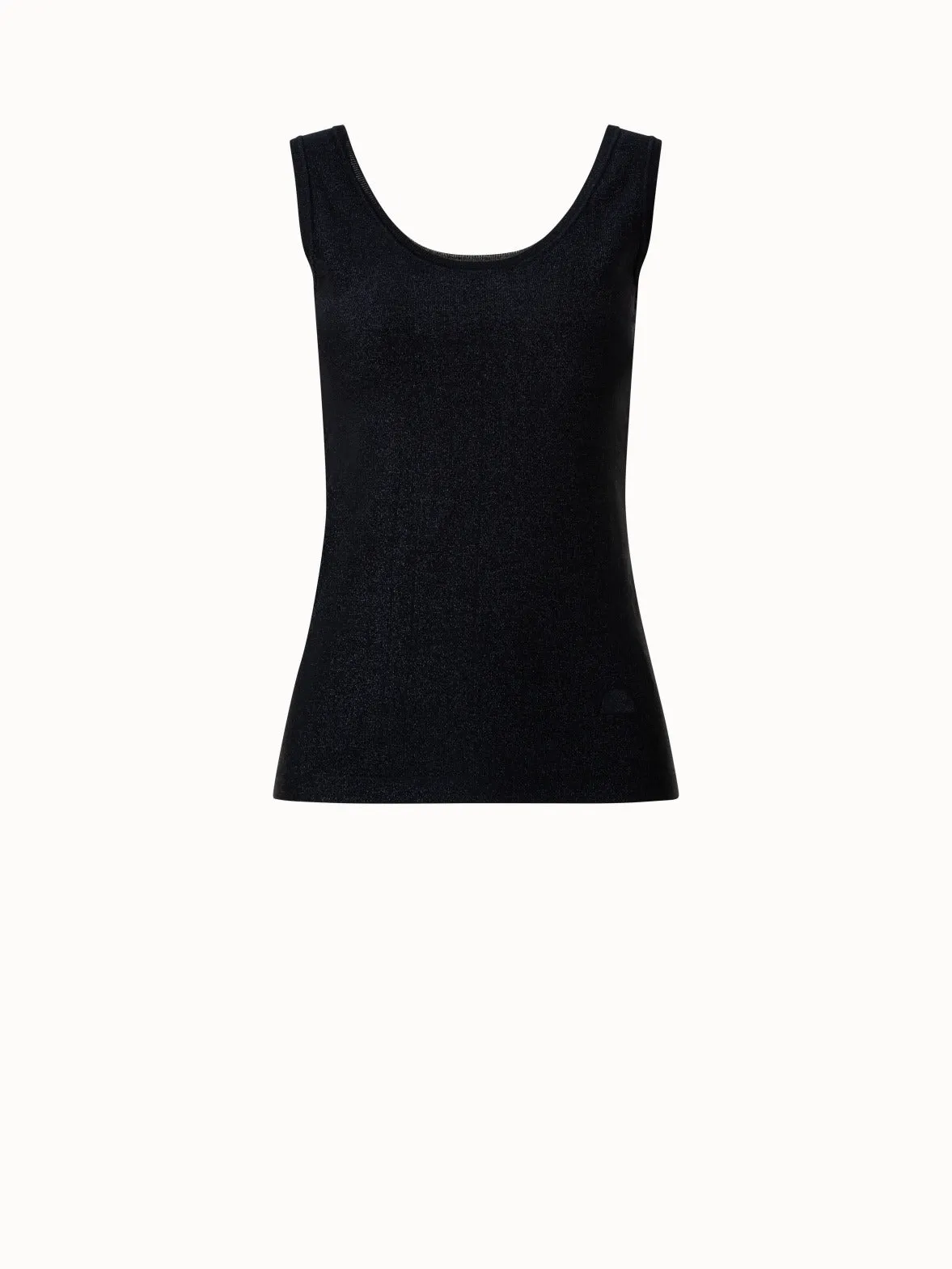 Tank Top aus Seiden-Lurex-Stretch-Strick