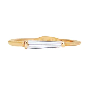 Tapered Baguette Diamond Ring