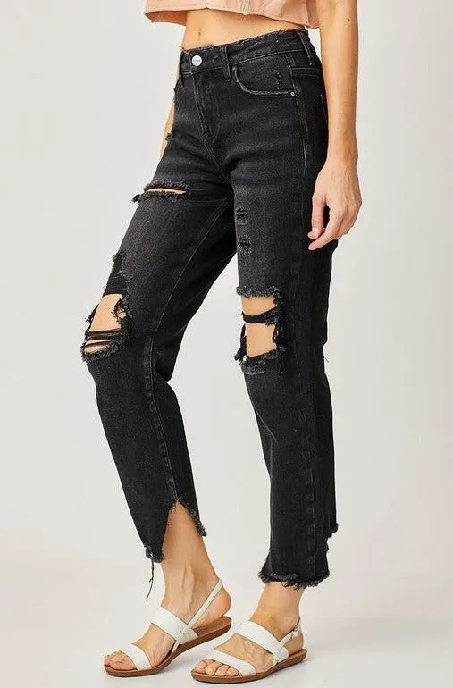 Tapered Boyfriend Jeans