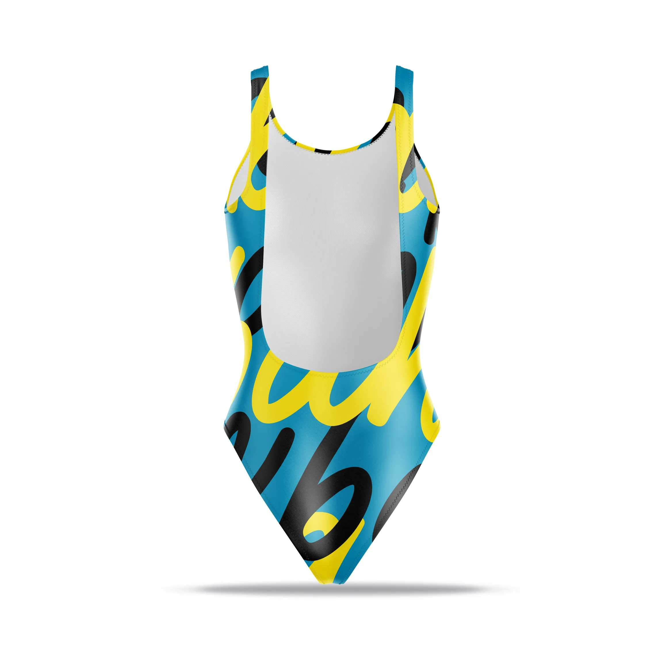 The Bah Script Collection (Independence) Monokini - Aqua