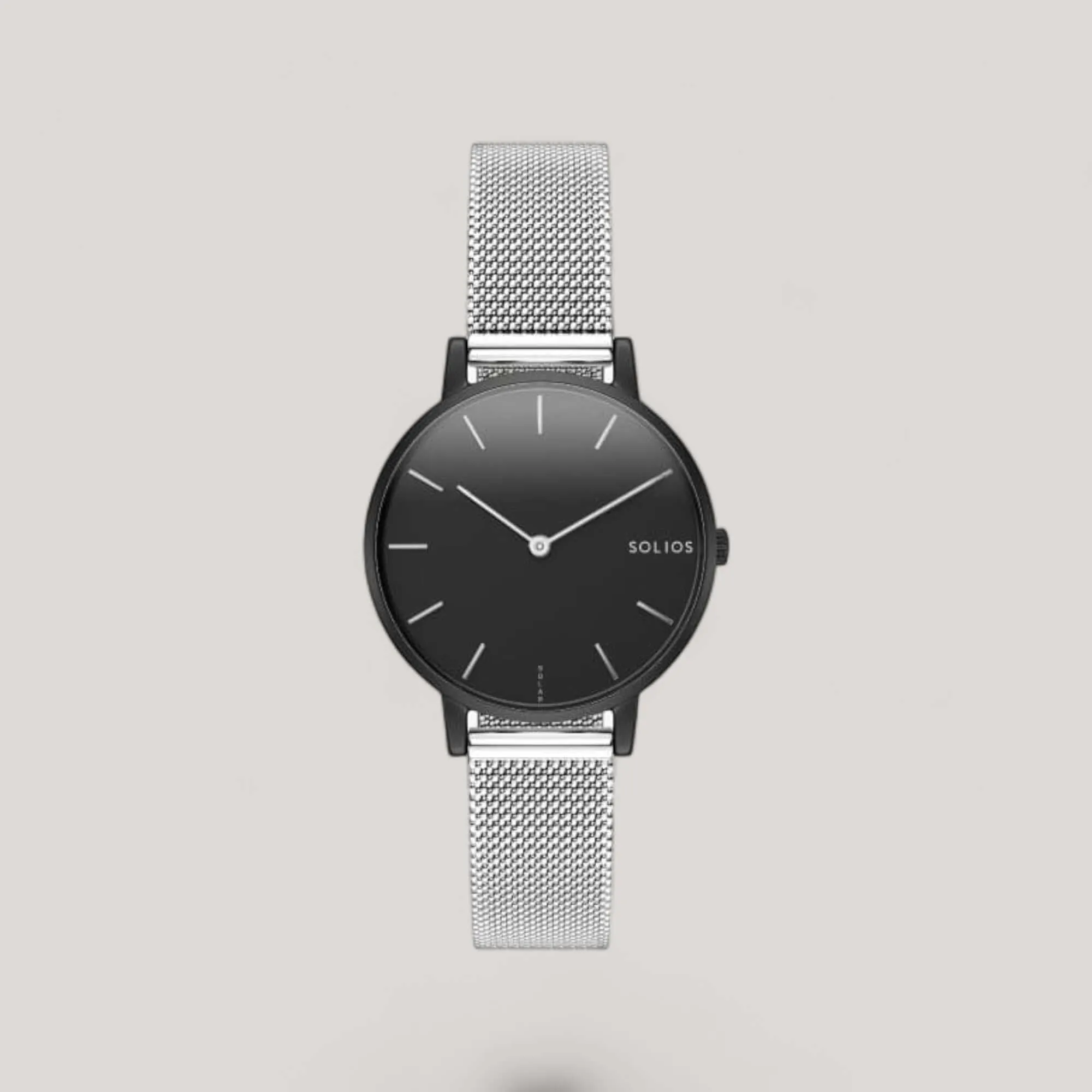 The Solar Mini | Black Dial - Black Case