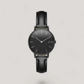 The Solar Mini | Black Dial - Black Case