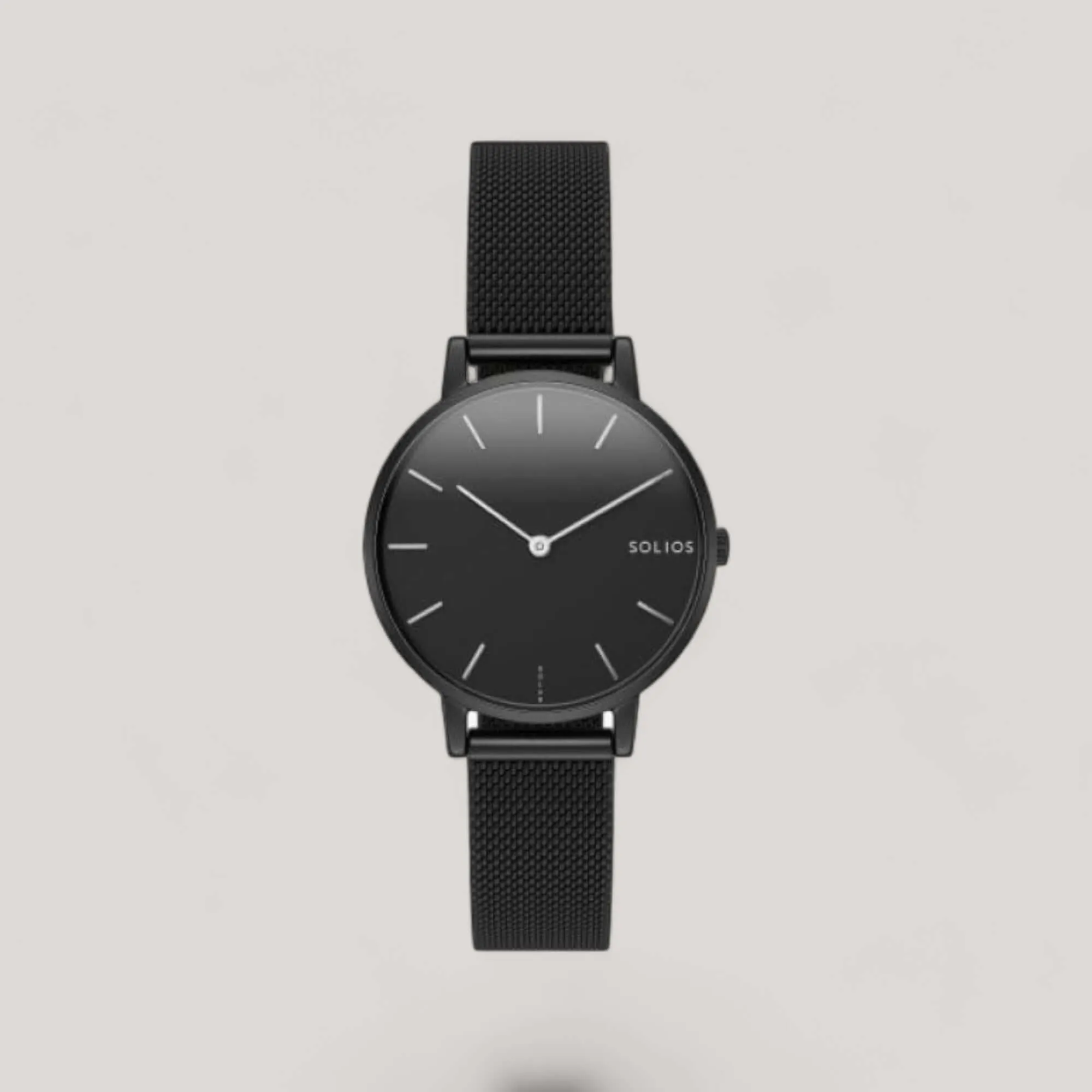 The Solar Mini | Black Dial - Black Case