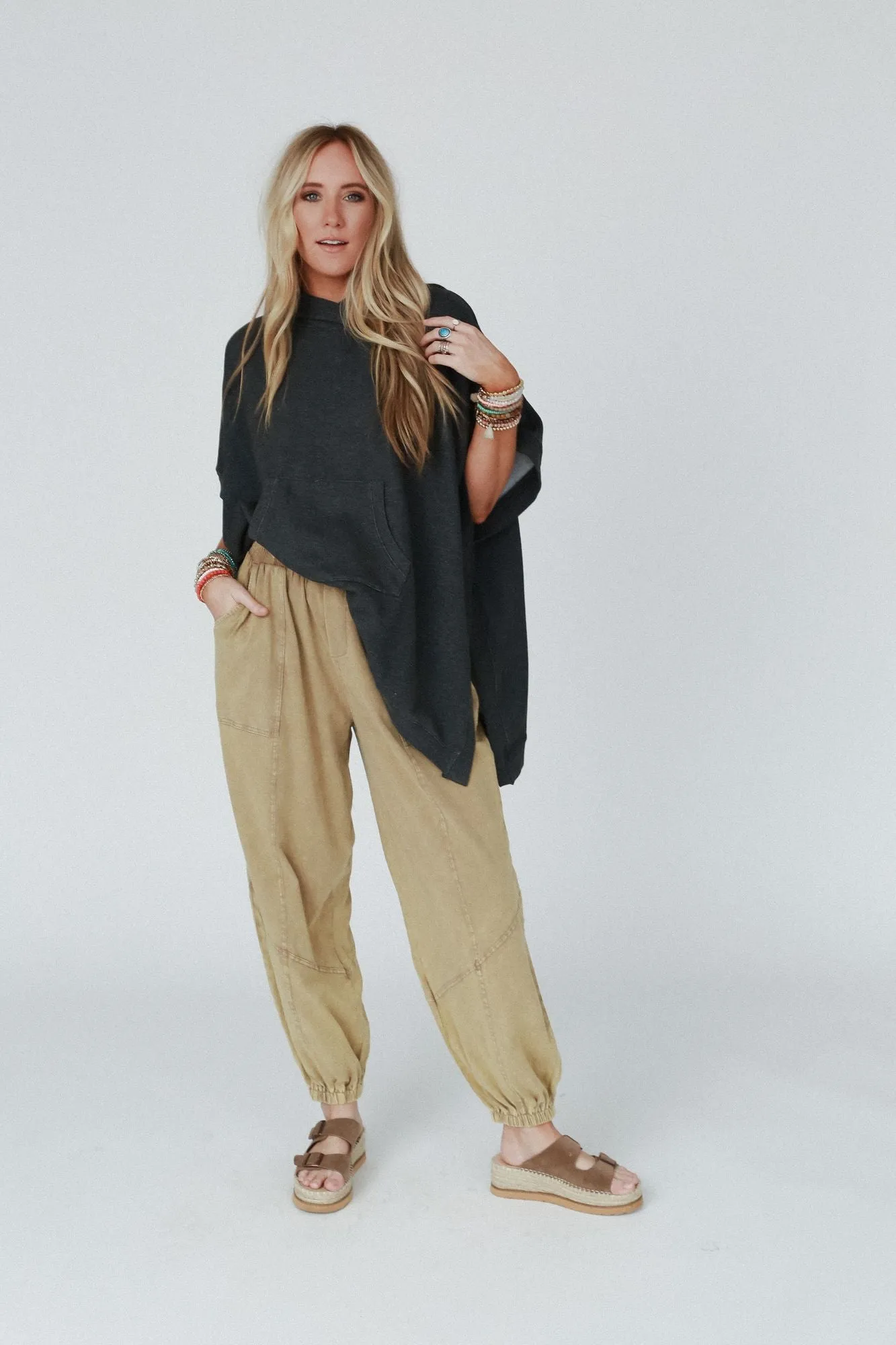 Tranquil Tide Jogger Pants - Taupe