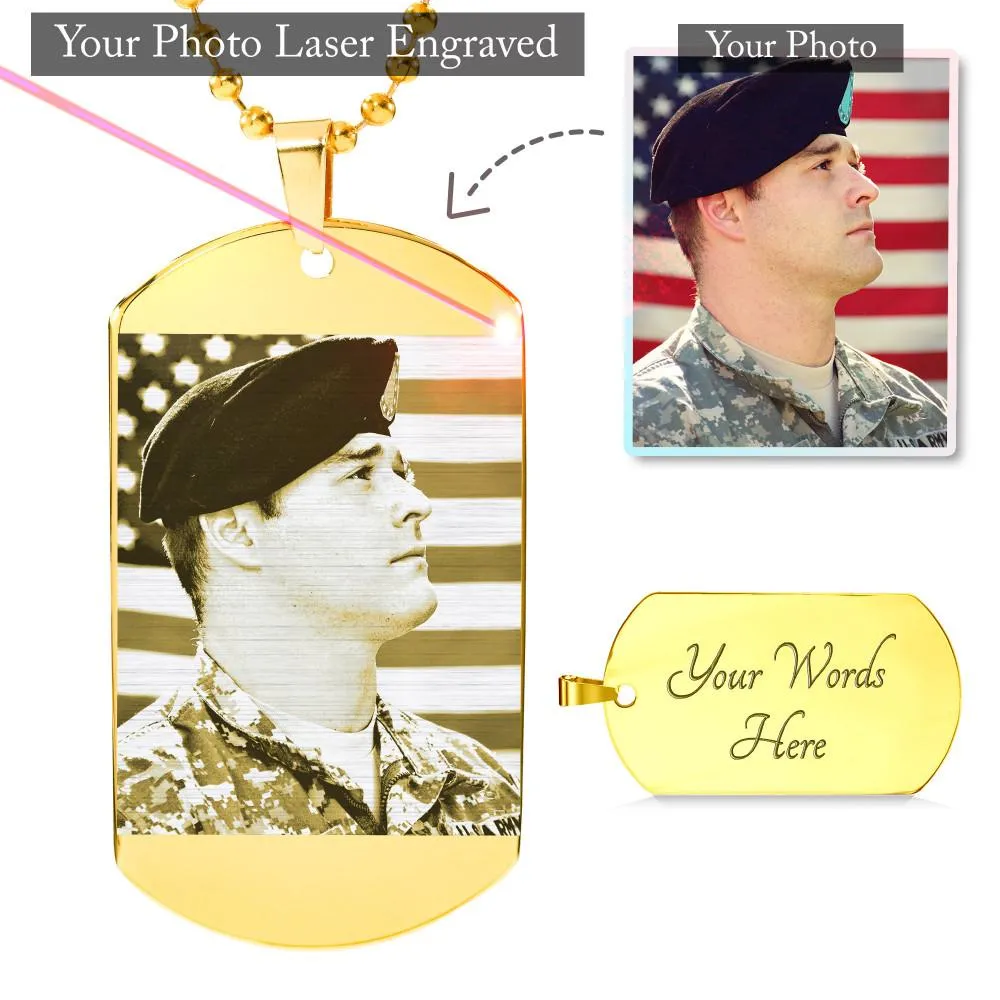 WildKlass Customized Photo Dog Tag