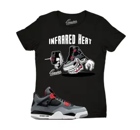 Womens Infrared 4 Shirt - Fly Heat - Black