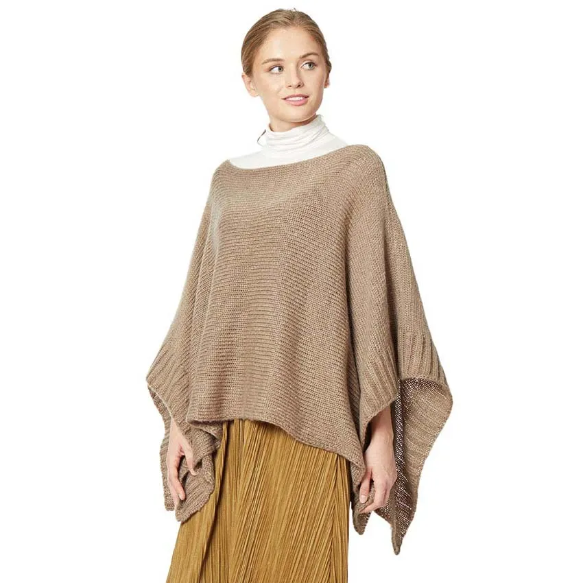 Yarn Knitted Poncho