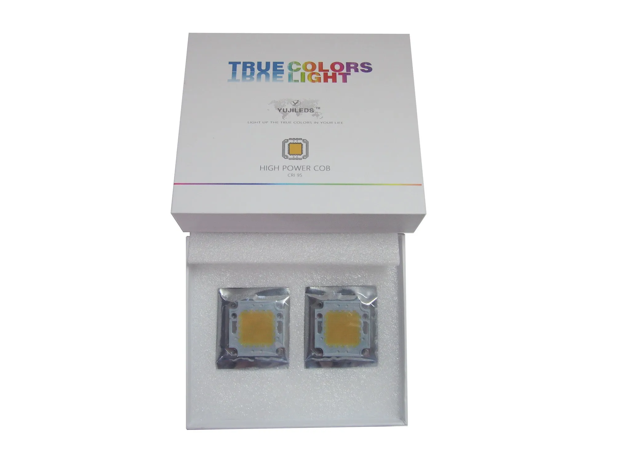 YUJILEDS CRI 95  50W COB LED 3200K 5600K - 400L - 2pcs